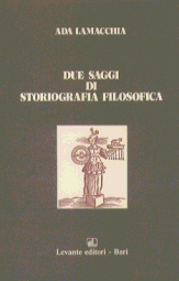 DUE SAGGI DI STORIOGRAFIA FILOSOFICA