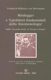 HEIDEGGER E 'I PROBLEMI FONDAMENTALI DELLA FENOMENOLOGIA'