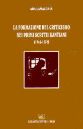 LA FORMAZIONE DEL CRITICISMO NEI PRIMI SCRITTI...